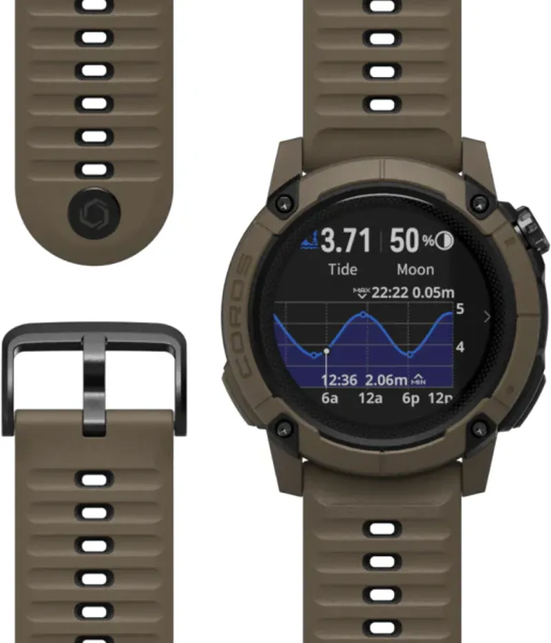 Coros Nomad Outdoor Adventure Sport Watch - Brown-3