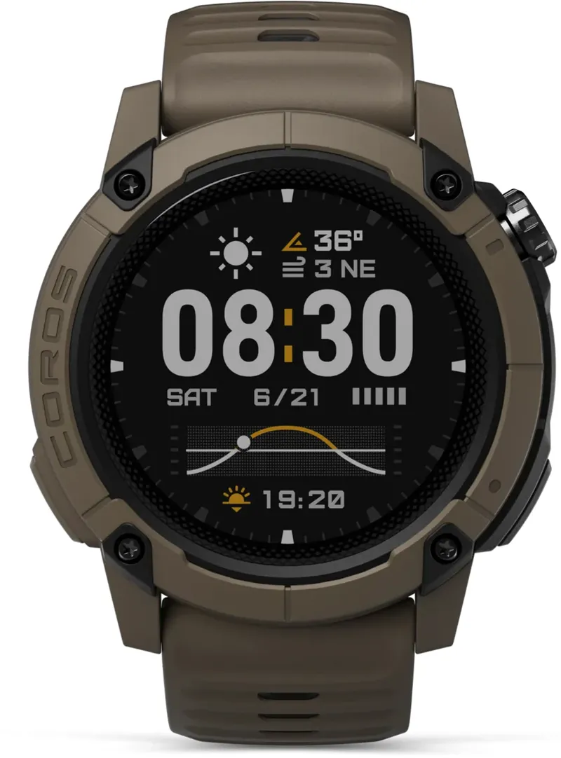 Coros Nomad Outdoor Adventure Sport Watch - Brown-5