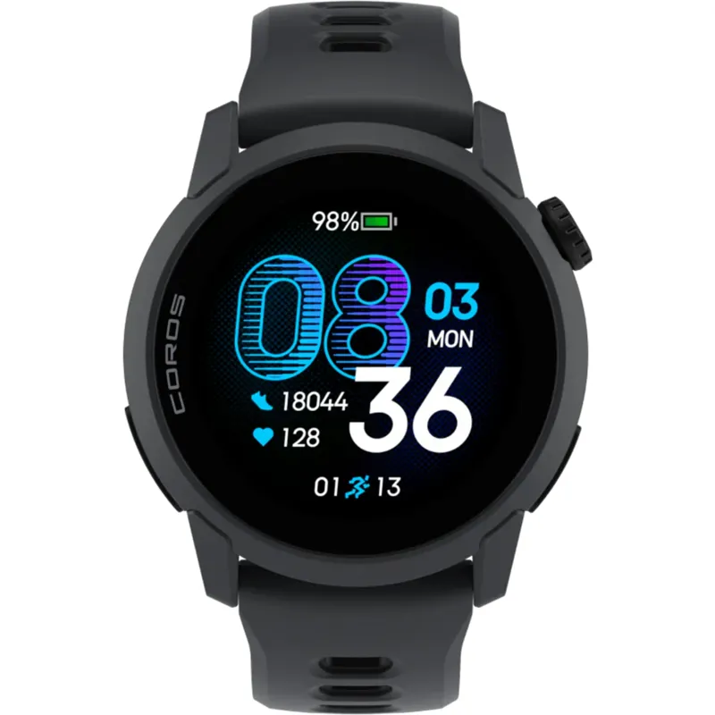 Coros Pace 4 Sports GPS Watch Silicone Black