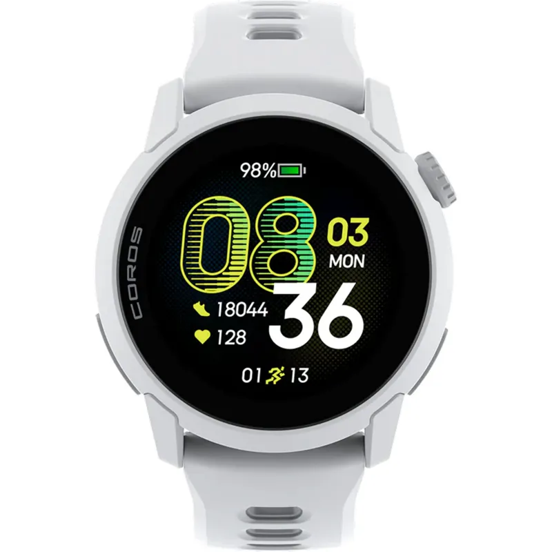 Coros Pace 4 Sports GPS Watch Silicone White