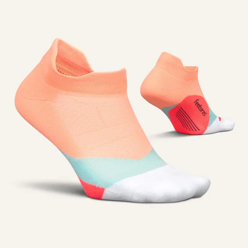 Feetures Elite Light Cushion No Show Tab Sock - Vibrant Reef-1