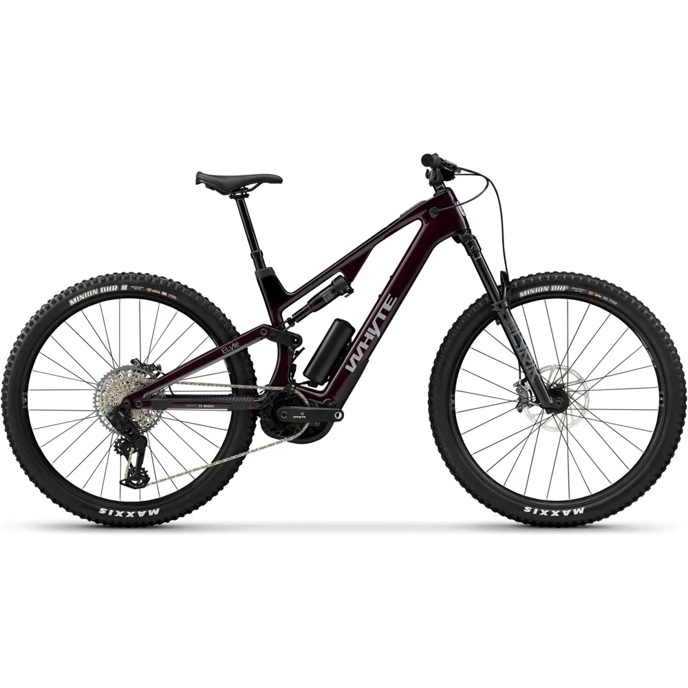 2025 Whyte ELyte Evo RS Trail Enduro Electric Mountain Bike - Purple Black