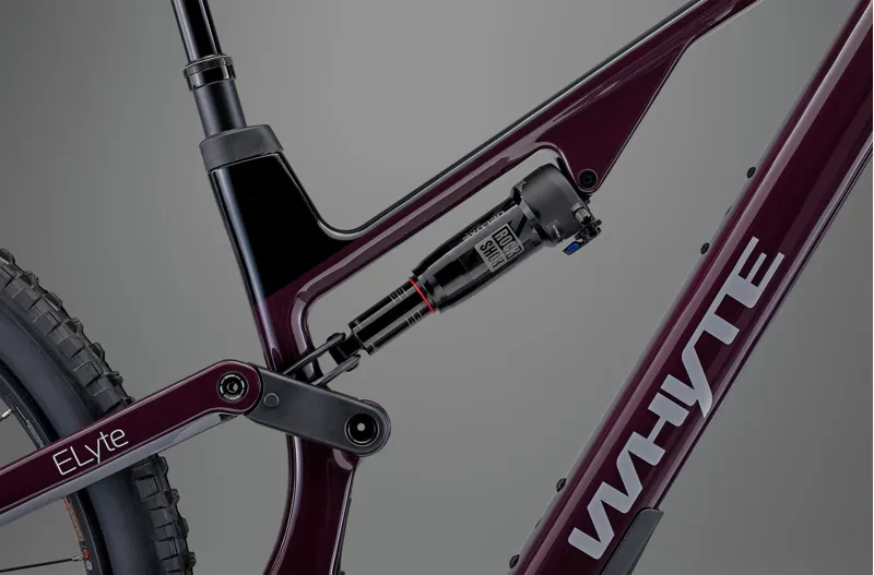 2025 Whyte ELyte Evo RS Trail Enduro Electric Mountain Bike - Purple Black - Medium-4