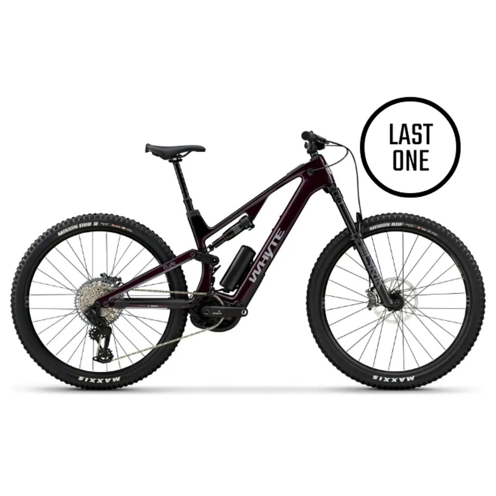 2025 Whyte ELyte Evo RS Trail Enduro Electric Mountain Bike - Purple Black - Medium