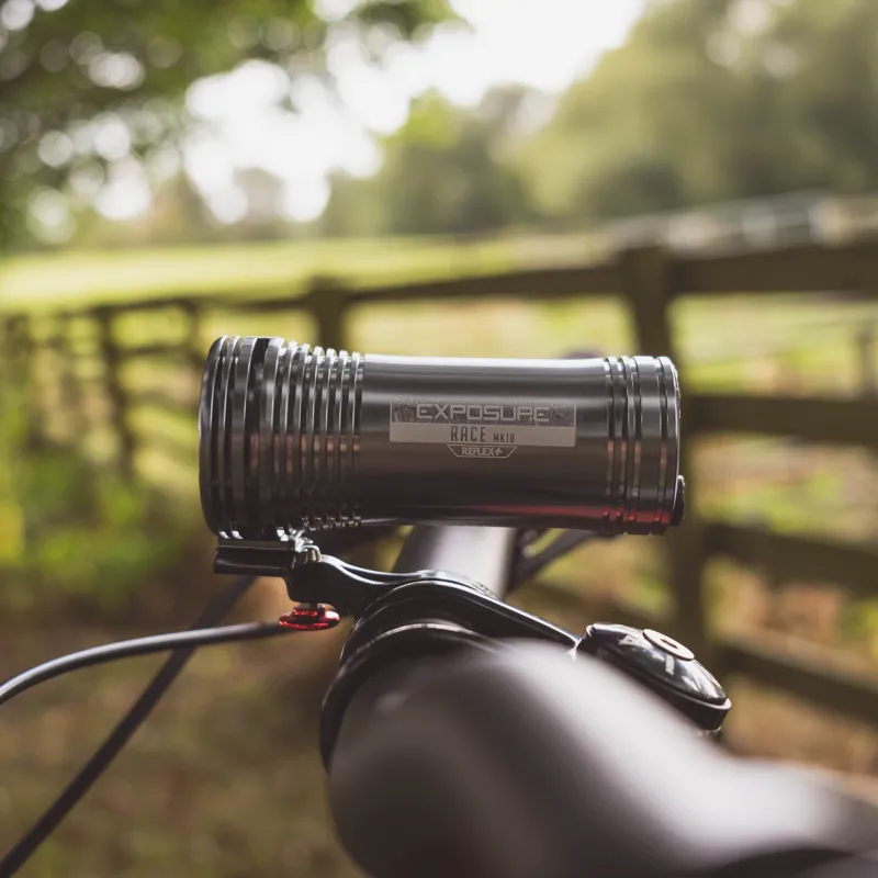 Exposure Lights Race MK18 Front Cycle Light Gun Metal Black-2