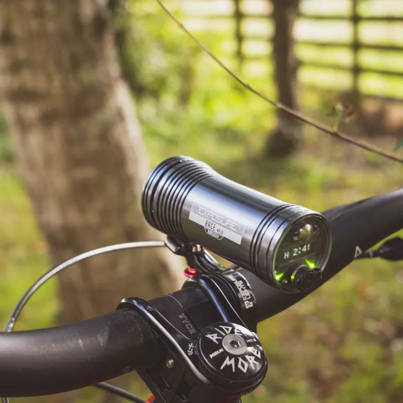 Exposure Lights Race MK18 Front Cycle Light Gun Metal Black-5