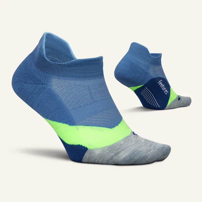 Feetures Elite Light Cushion No Show Tab Running Sock Bahama Blue-1