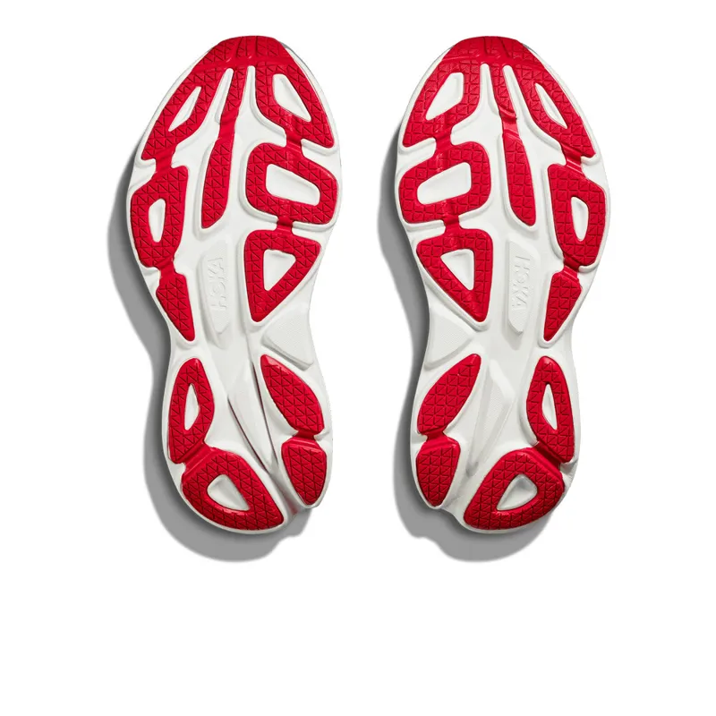  Hoka Bondi 8 Womens Wide Fit Road Running Shoe - Blanc De Blanc Virtual Blue-1