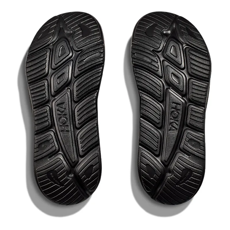 Hoka Ora Athletic Slide - Black White - UK4.5-1