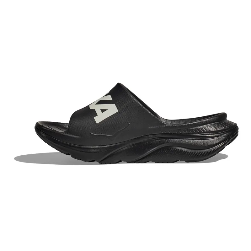 Hoka Ora Athletic Slide - Black White - UK4.5-4