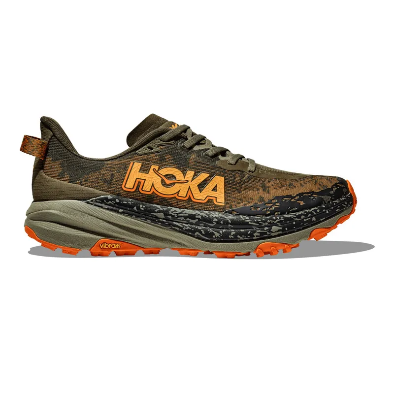 Hoka Speedgoat 6 Trail Running Shoes - Antique Olive Squash
