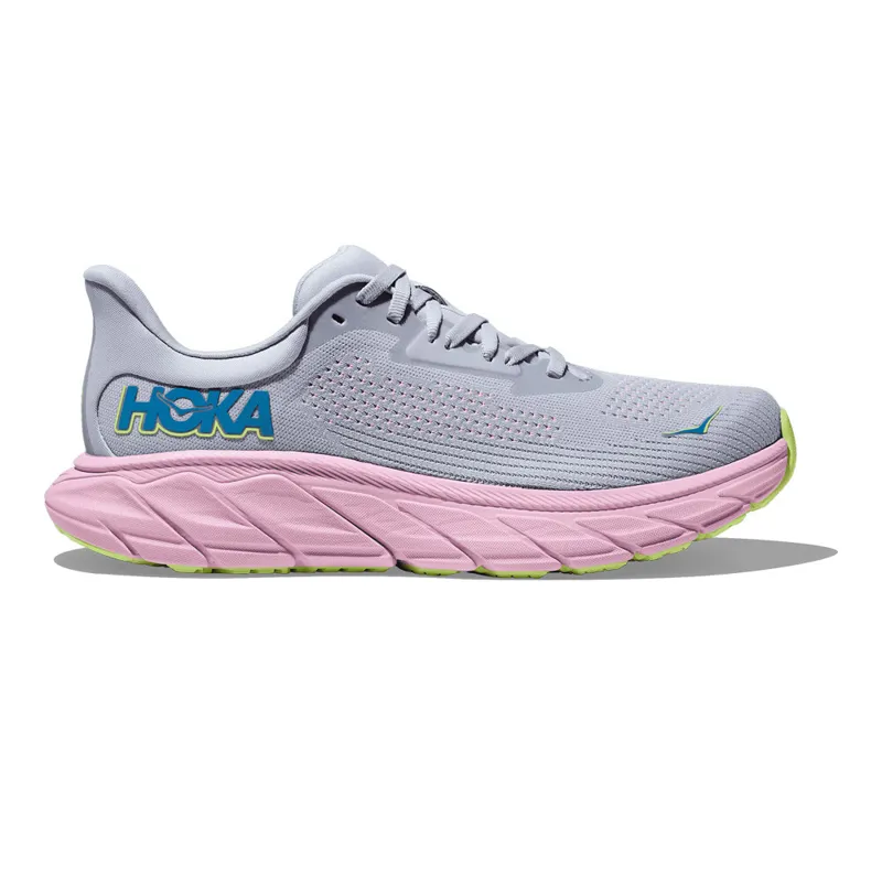 Hoka Arahi 7 Womens Road Running Shoe - Gull Pink Twilight
