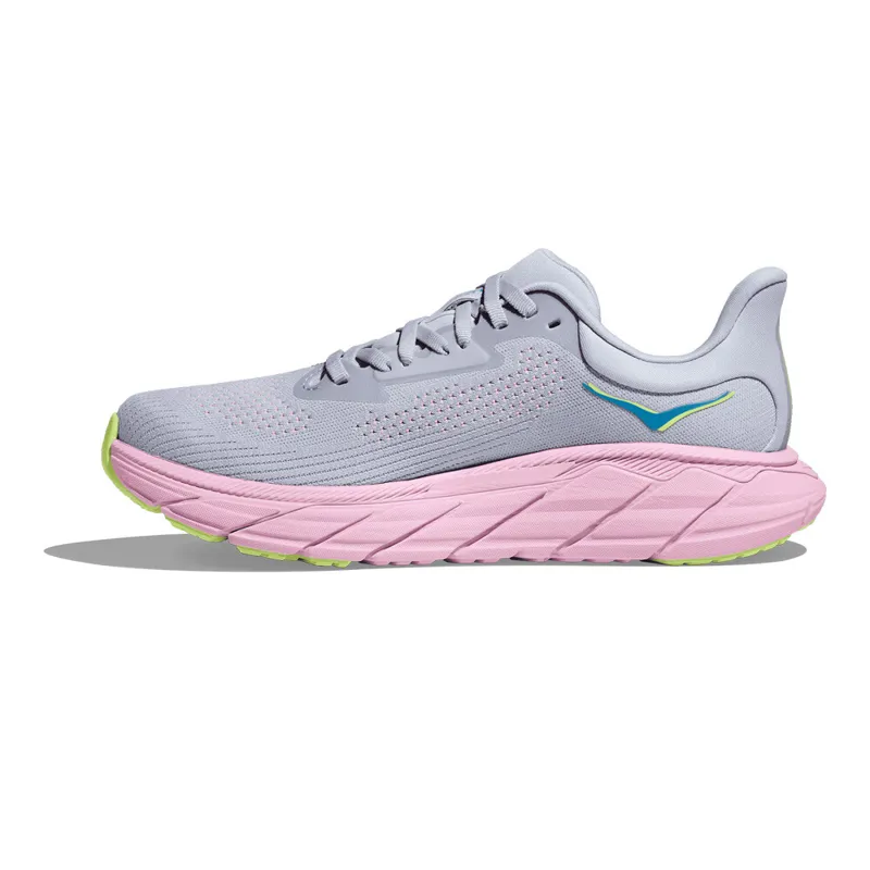 Hoka Arahi 7 Womens Road Running Shoe - Gull Pink Twilight-2
