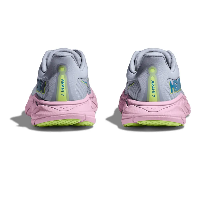 Hoka Arahi 7 Womens Road Running Shoe - Gull Pink Twilight-4