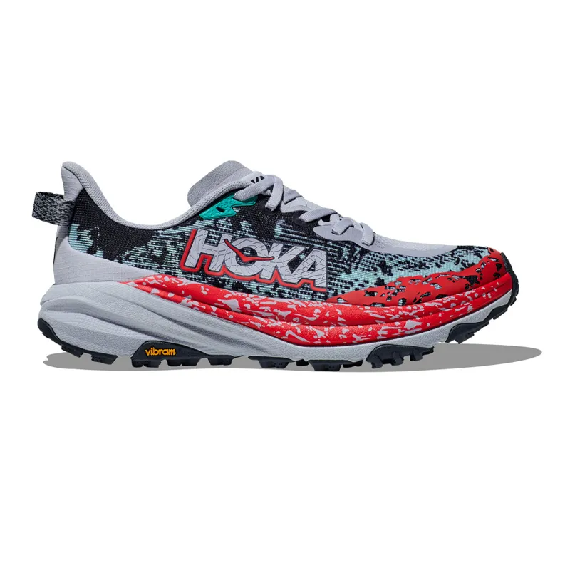 Hoka Speedgoat 6 Trail Running Shoes - Gull Stormy Skies