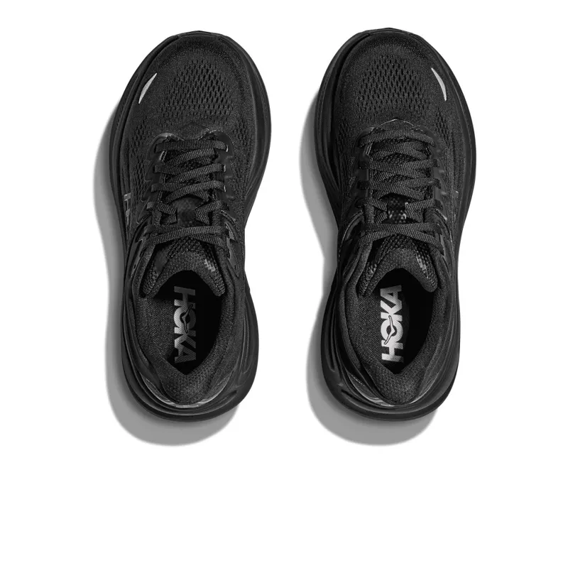 Hoka Bondi 9 Road Running Shoes - Black-2