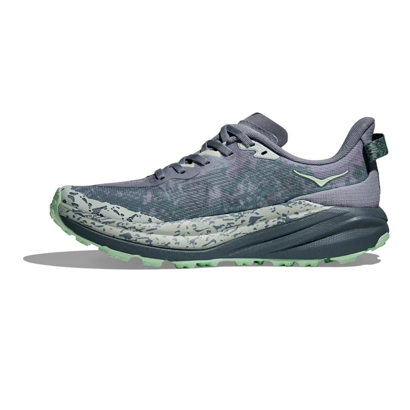 Hoka Speedgoat 6 Womens Trail Running Shoes - Moonlight Thunder Cloud - UK9-4