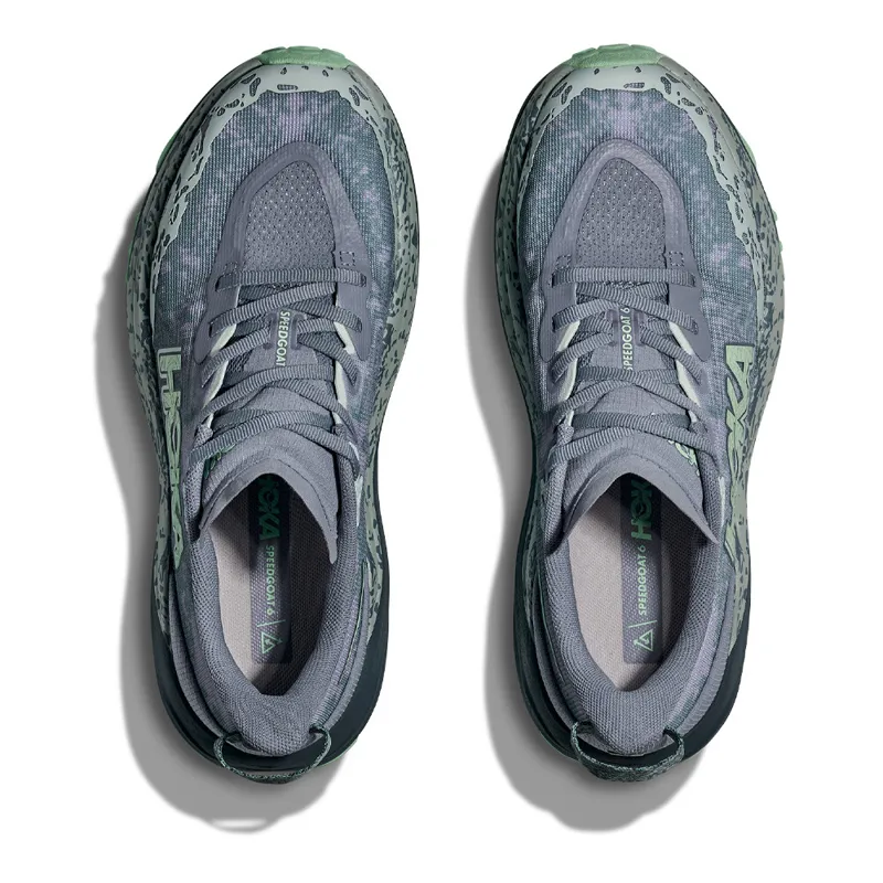 Hoka Speedgoat 6 Womens Trail Running Shoes - Moonlight Thunder Cloud - UK9-2