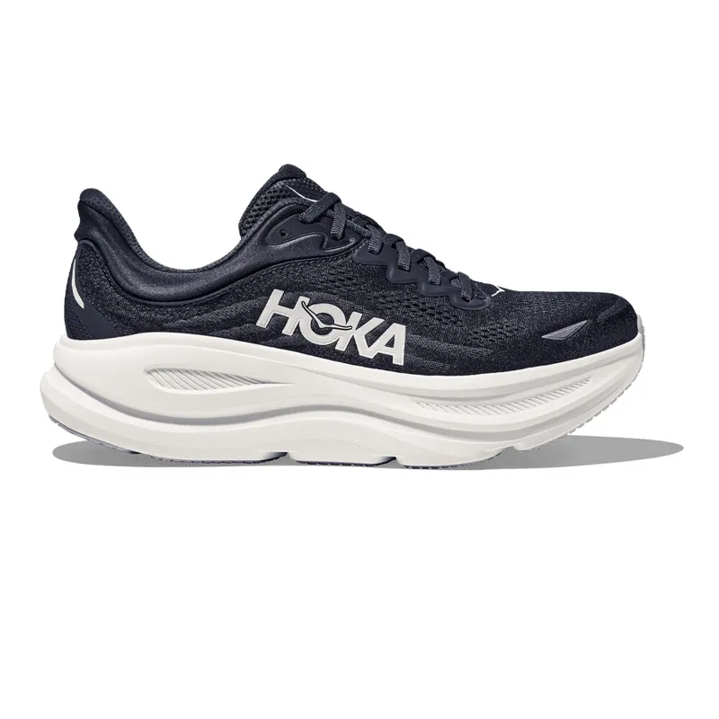 Hoka Bondi 9 Mens Road Running Shoes - Varsity Navy White