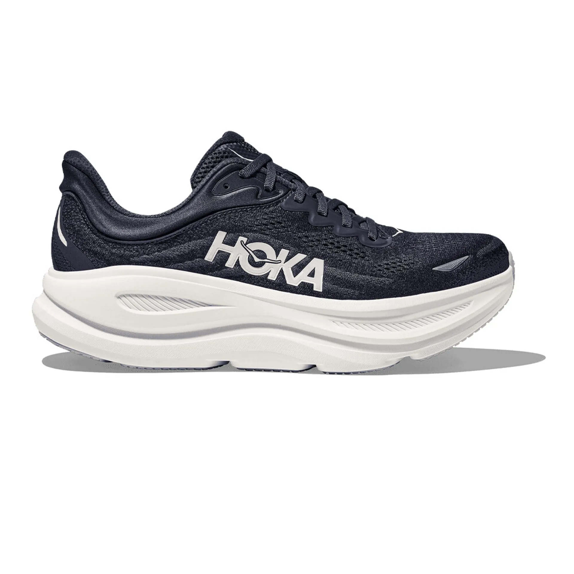 Hoka Bondi 9 Road Running Shoes - Varsity Navy White