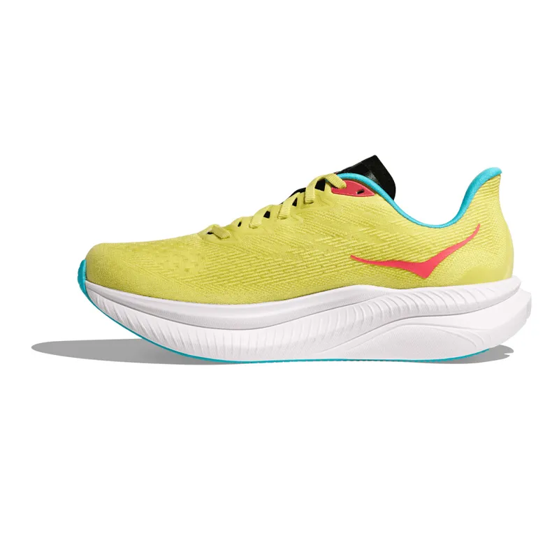 Hoka Mach 6 Road Running Shoe - Yuzu Cielo Blue-4