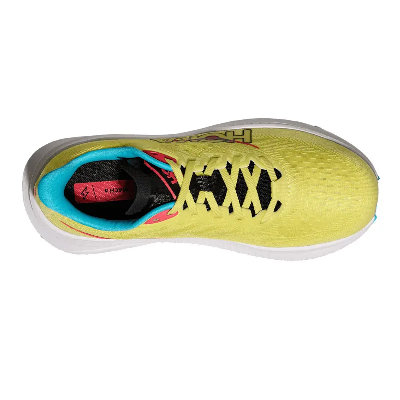 Hoka Mach 6 Road Running Shoe - Yuzu Cielo Blue-2