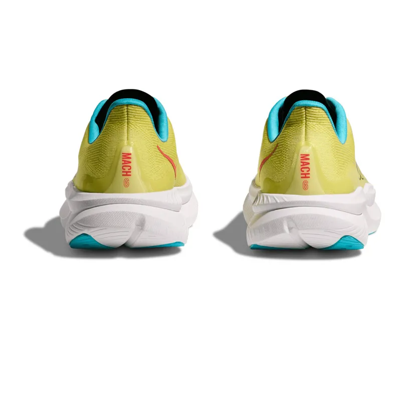 Hoka Mach 6 Road Running Shoe - Yuzu Cielo Blue-3