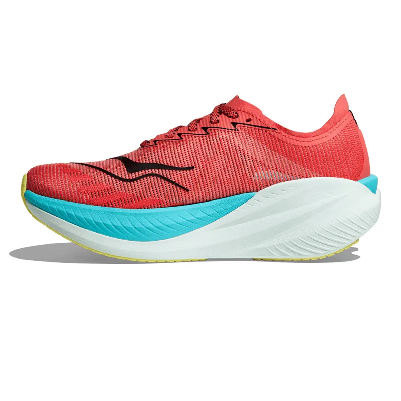 Hoka Mach X 2 Womens Road Running Shoes - Grapefruit Electric Coral-4