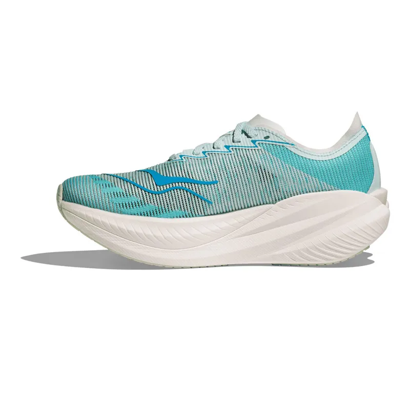 Hoka Mach X 2 Womens Road Running Shoes - Snow Melt Blue Spark-4
