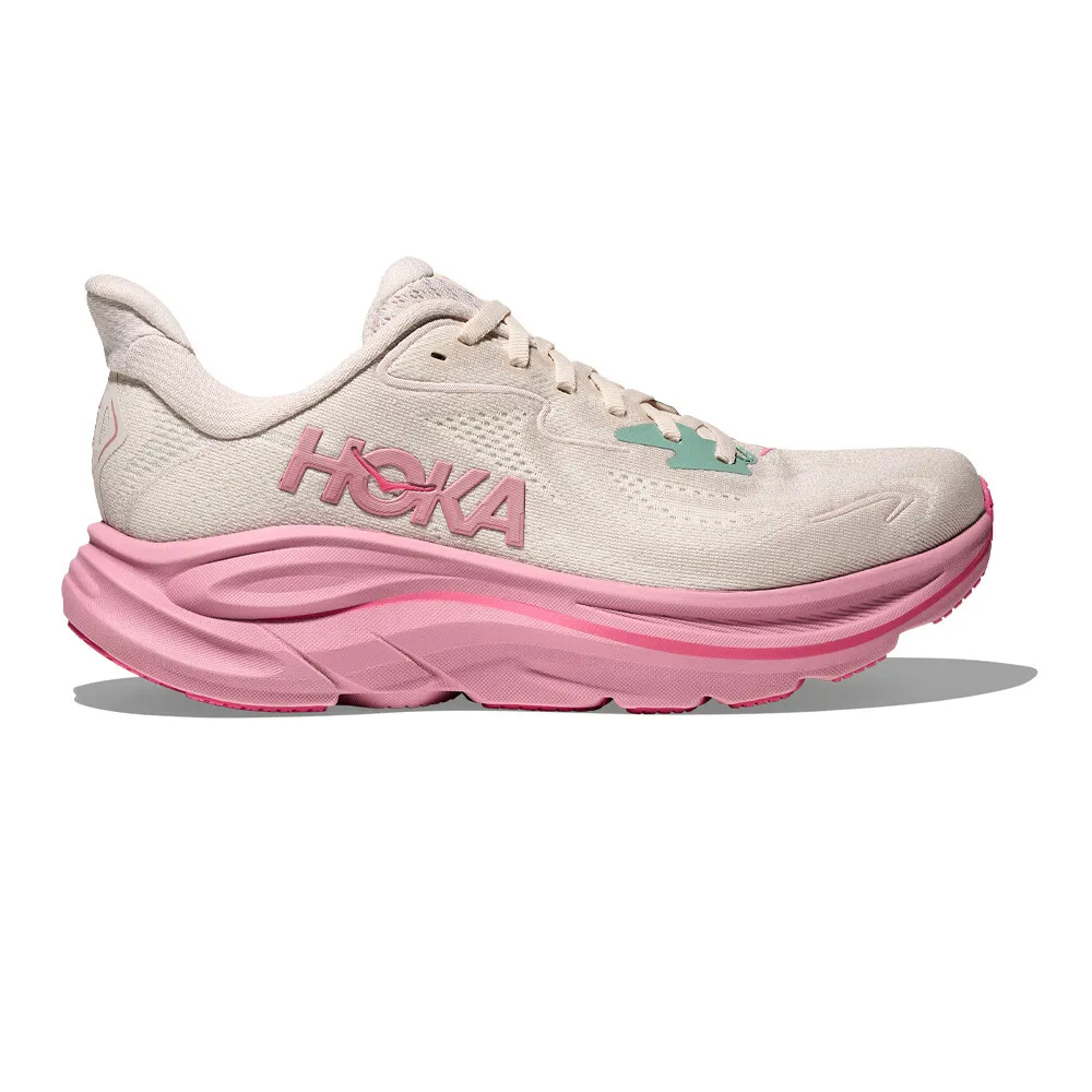 Hoka Clifton 10 Women's Road Running Shoe - Rose Cream Dried Rose 3 UK