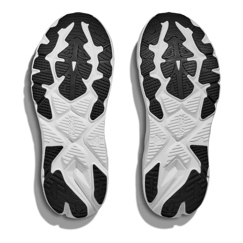 Hoka Arahi 8 Womens Wide Fit Support Road Running Shoe - Black White-1