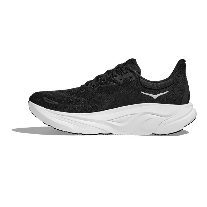 Hoka Arahi 8 Womens Wide Fit Support Road Running Shoe - Black White-4