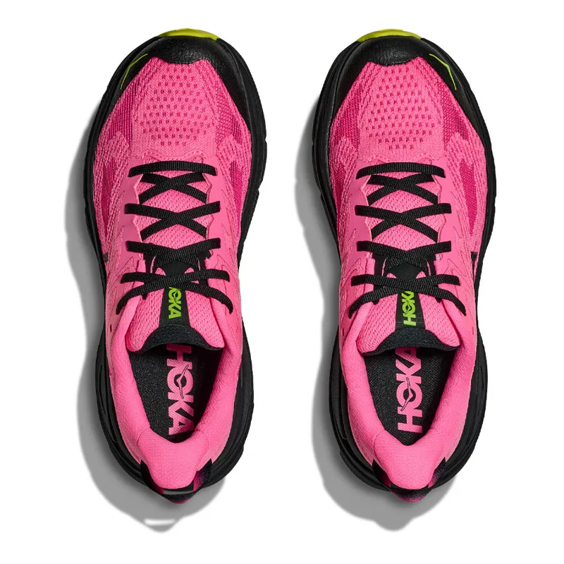 Hoka Challenger 8 Womens ATR Multi Terrain Running Shoe - Neon Rose Black-2