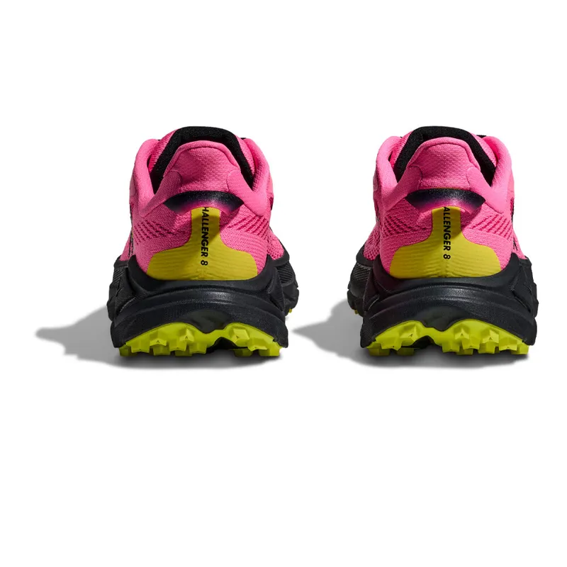 Hoka Challenger 8 Womens ATR Multi Terrain Running Shoe - Neon Rose Black-3