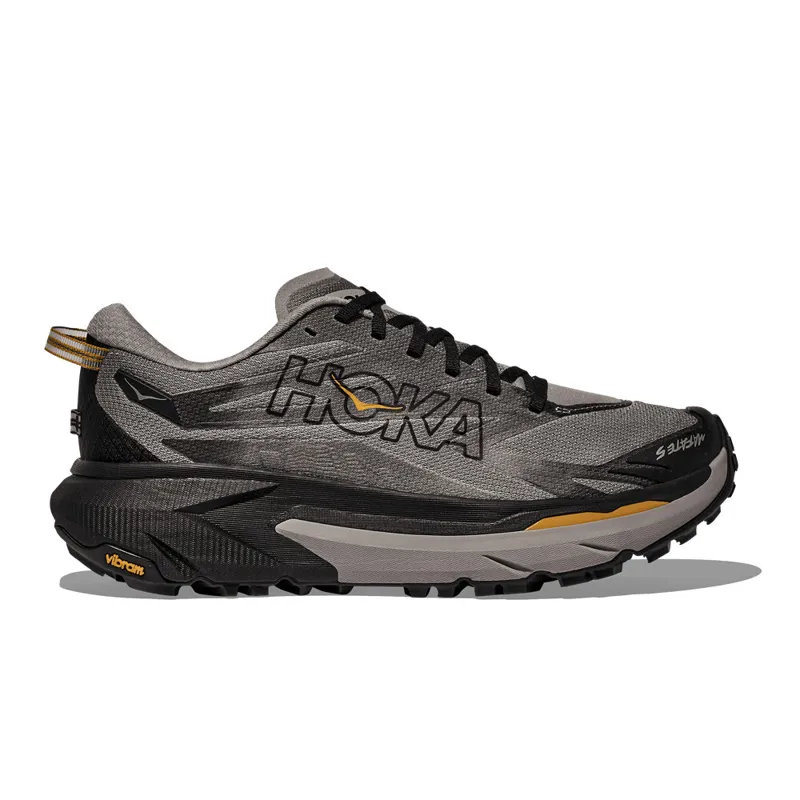 Hoka Mafate 5 Men's Trail Running Shoes - Cement Black