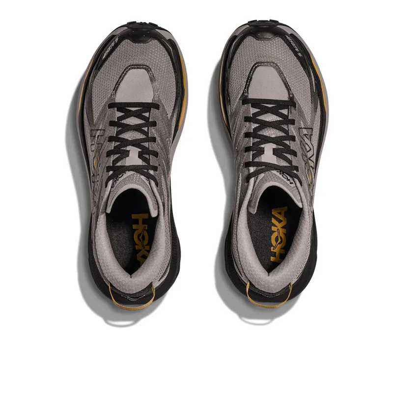 Hoka Mafate 5 Mens Trail Running Shoes - Cement Black-2