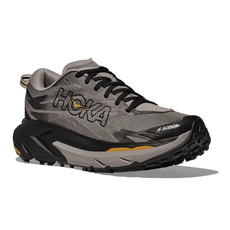 Hoka Mafate 5 Mens Trail Running Shoes - Cement Black-3