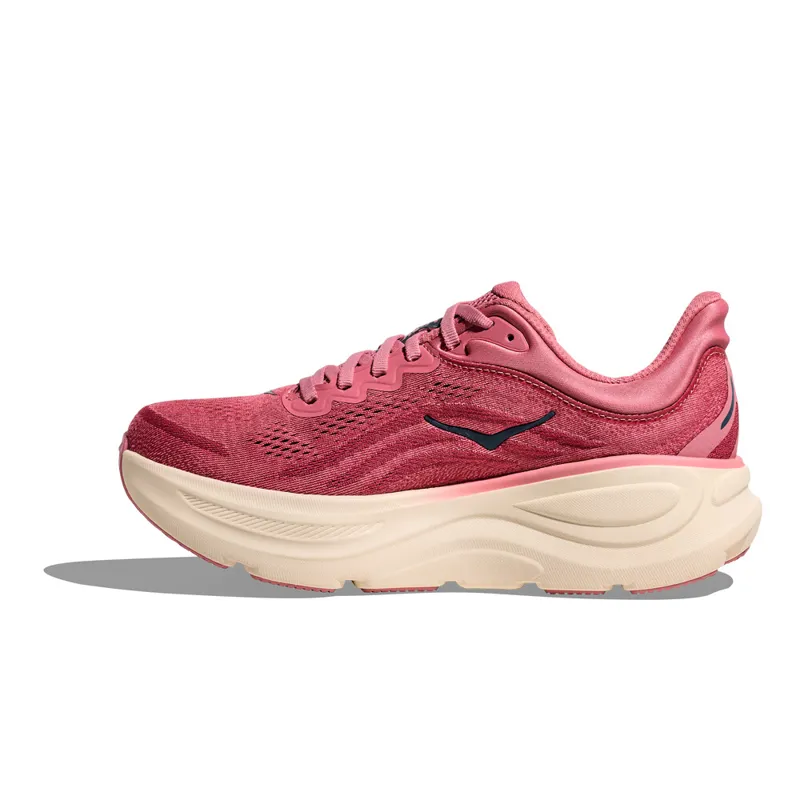 Hoka Bondi 9 Womens Max Cush Road Running Shoe - Lingonberry Cranberry-4