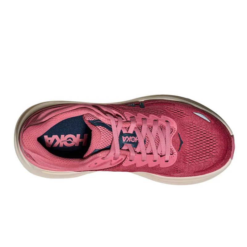 Hoka Bondi 9 Womens Max Cush Road Running Shoe - Lingonberry Cranberry-1