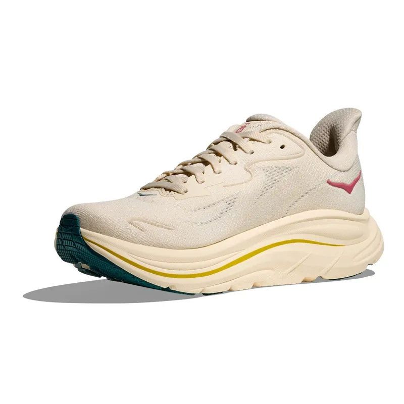 Hoka Clifton 10 Women's Road Running Shoes - Birch Alabaster-4