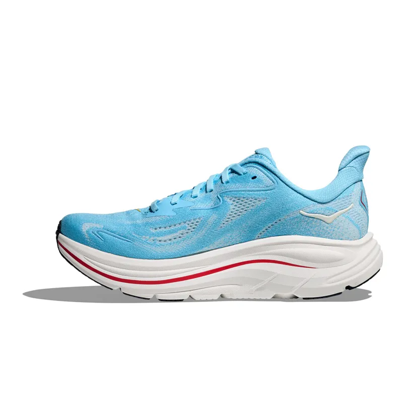 Hoka Clifton 10 Women's Road Running Shoe - Soaring Blue Frost-4