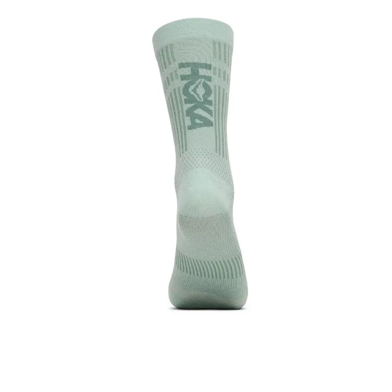 Hoke Trail Running Crew Socks - Sage Green-2