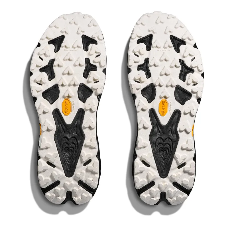 Hoka Speedgoat 7 Women's Wide Fit Trail Running Shoes - Black White-1