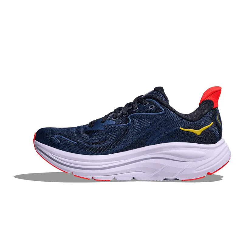 Hoka Clifton 10 Women's Road Running Shoes - Midnight Blue Starlight Glow-7