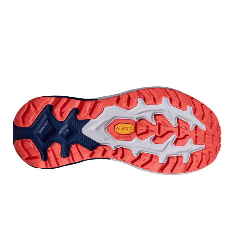 Hoka Mafate 5 Womens Trail Running Shoes - Midnight Blue Starlight Glow-1