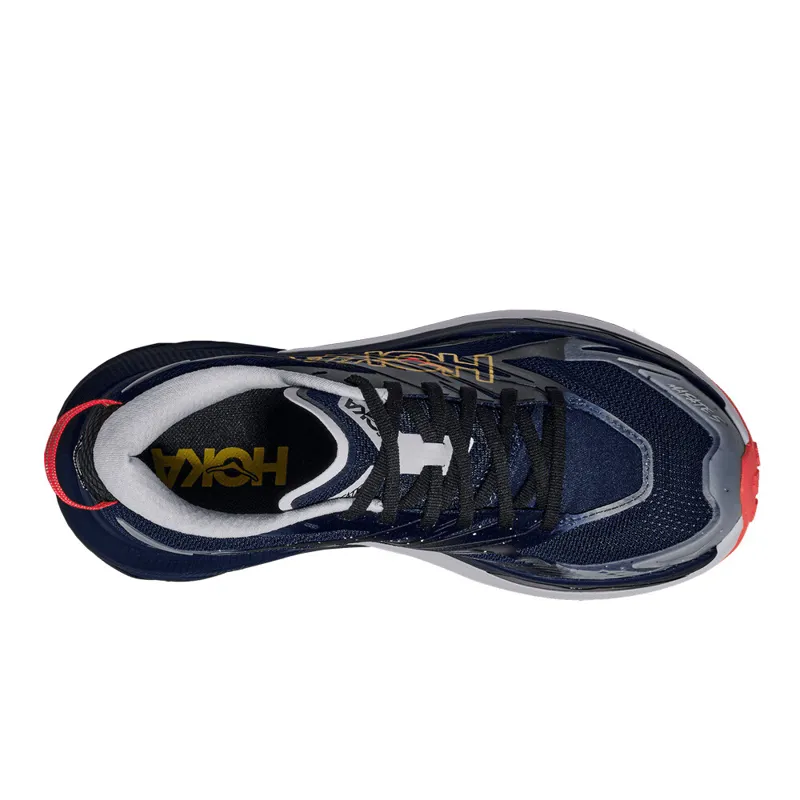 Hoka Mafate 5 Womens Trail Running Shoes - Midnight Blue Starlight Glow-2