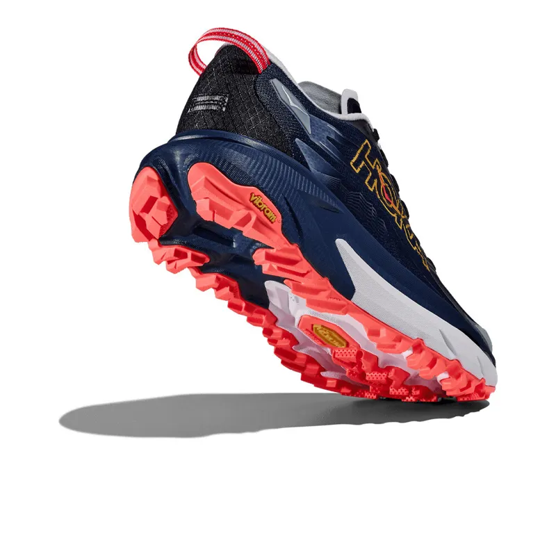 Hoka Mafate 5 Womens Trail Running Shoes - Midnight Blue Starlight Glow-6