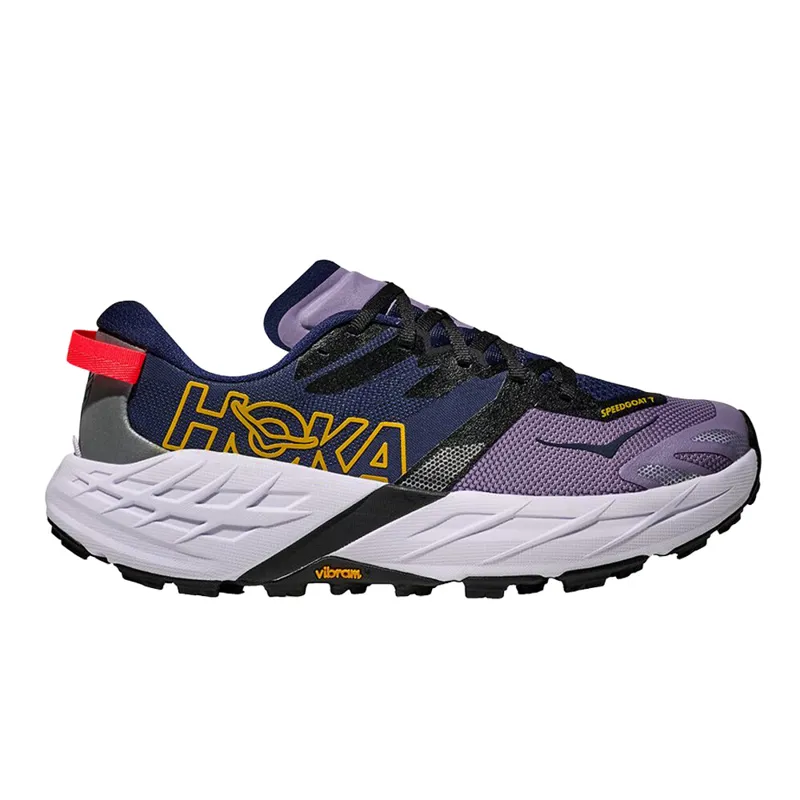 Hoka Speedgoat 7 Women's Trail Running Shoes - Berry Jam Starlight Glow