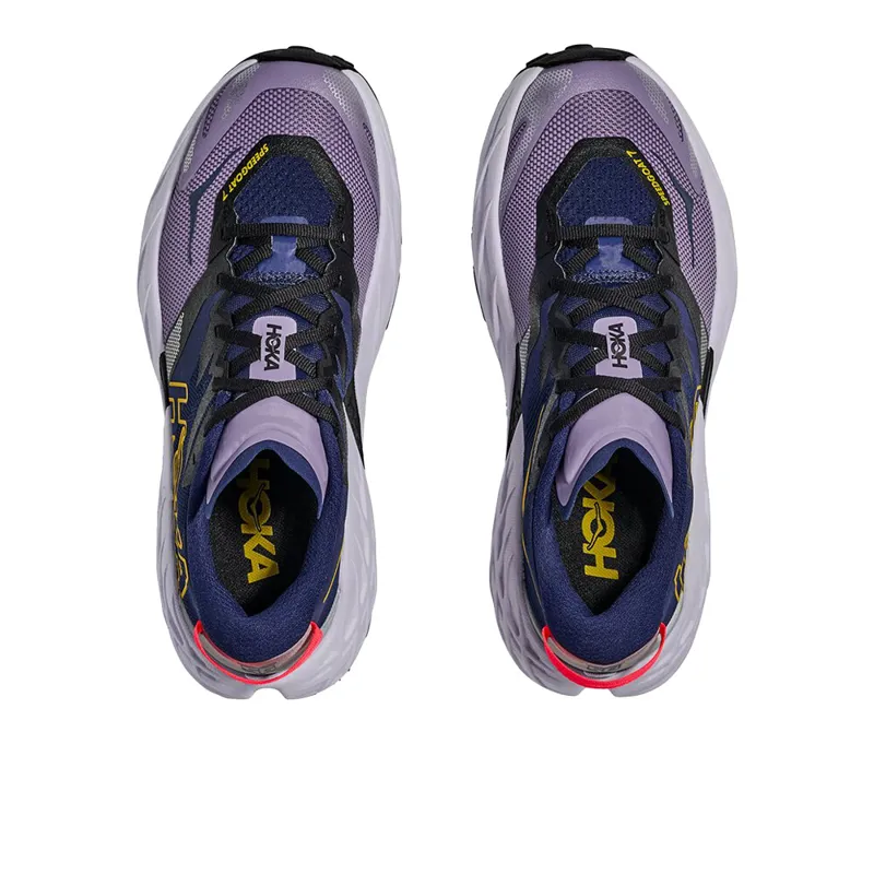 Hoka Speedgoat 7 Women's Trail Running Shoes - Berry Jam Starlight Glow-2