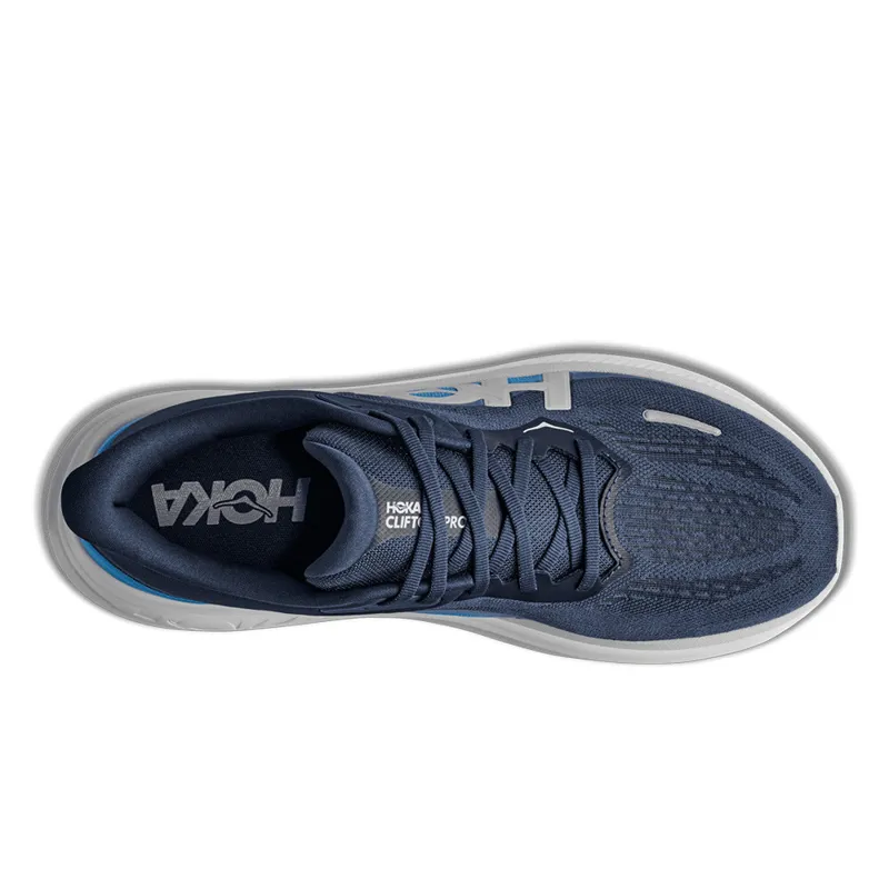 Hoka Clifton Pro Men's Road Running Shoes - Varsity Navy Soft Cobalt-2
